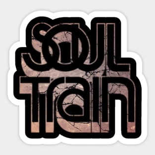 RETRO SOUL TRAIN VINTAGE COLOR Sticker